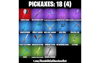 UNIQUE - Spider Gwen, MrBeast  [12 Skins, 18 Axes, 14 Emotes, 23 Gliders and MORE!]