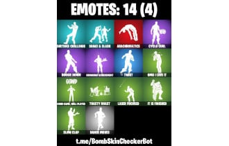 UNIQUE - Spider Gwen, MrBeast  [12 Skins, 18 Axes, 14 Emotes, 23 Gliders and MORE!]