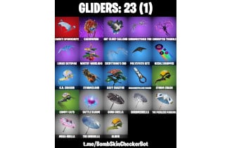 UNIQUE - Spider Gwen, MrBeast  [12 Skins, 18 Axes, 14 Emotes, 23 Gliders and MORE!]