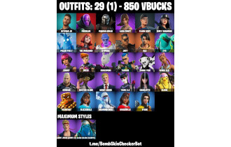 UNIQUE - Neymar Jr, Prowler  [29 Skins, 850 Vbucks, 36 Axes, 25 Emotes, 30 Gliders and MORE!]