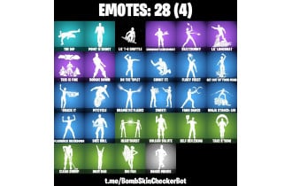 UNIQUE - Dark Jonesy [31 Skins, 150 Vbucks, 40 Axes, 28 Emotes, 36 Gliders and MORE!]