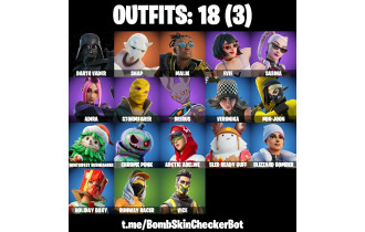 UNIQUE - Darth Vader, Snap [18 Skins, 43 Axes, 45 Emotes, 46 Gliders and MORE!]