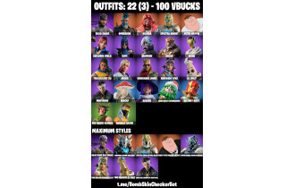 UNIQUE - Peter Griffin Max [22 Skins, 100 Vbucks, 21 Axes, 17 Emotes, 20 Gliders and MORE!]