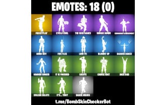 UNIQUE - Trailblazer , Ruby Shadows [13 Skins, 22 Axes, 18 Emotes, 25 Gliders and MORE!]