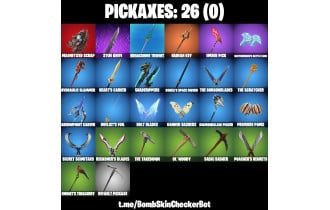 UNIQUE - Solid Snake Max, Poseidon [20 Skins, 250 Vbucks, 26 Axes, 27 Emotes, 26 Gliders and MORE!]