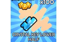 Crystal Key Lower Half x100 [Pets GO]