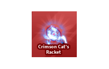 Crimson Cat's Racket [Blade Ball]