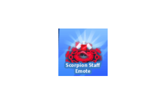 Scorpion Staff Emote [Blade Ball]