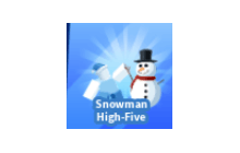 Snowman High-Five [Blade Ball]