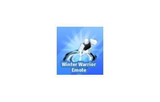 Winter Warrior Emote [Blade Ball]