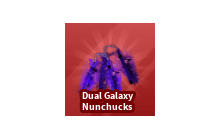 Dual Galaxy Nunchucks [Blade Ball]