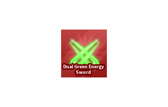 Dual Green Energy Sword [Blade Ball]