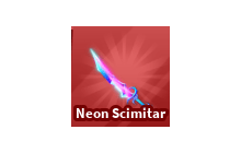 Neon Scimitar [Blade Ball]