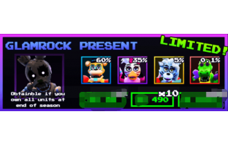 Glamrock Pack*10 [Five Nights TD]