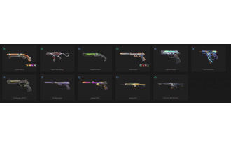 UNIQUE - Unranked - 3x Knife Skins [16 Agents, LVL 252, Glitchpop Axe and MORE!]