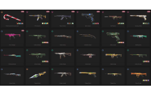 UNIQUE - Unranked - 2x Knife Skins [12 Agents, LVL 48, Winterwunderland Candy Cane and MORE!]