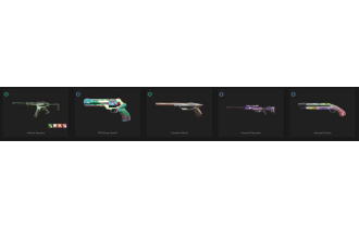 UNIQUE - Unranked - 2x Knife Skins [12 Agents, LVL 48, Winterwunderland Candy Cane and MORE!]