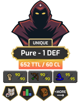 Pure - 1 DEF | TTL: 652 | CL: 60 [NO EMAIL SET, DT1 + MORE!]