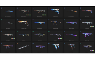 UNIQUE - Unranked - 3x Knife Skins [18 Agents, LVL 106, Araxys Vandal and MORE!]