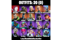 UNIQUE - Geralt of Rivia, Paradigm (Reality-659) [20 Skins, 33 Axes, 26 Emotes, 35 Gliders and MORE!]