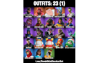 UNIQUE - Peter Griffin,  Renzo the Destroyer  [23 Skins, 33 Axes, 31 Emotes, 39 Gliders and MORE!]