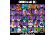 UNIQUE - Zeus, Carbide [30 Skins, 43 Axes, 40 Emotes, 46 Gliders and MORE!]