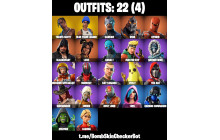 UNIQUE - Travis Scott , Blue Team Leader  [22 Skins, 23 Axes, 34 Emotes, 26 Gliders and MORE!]