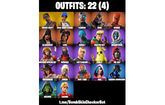 UNIQUE - Travis Scott , Blue Team Leader  [22 Skins, 23 Axes, 34 Emotes, 26 Gliders and MORE!]