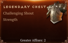 Legendary Chest Armor[ChallengingShout (Greater), STR (Greater)]