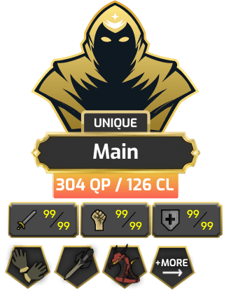 Main | Staker | TTL: 2224 | CL: 126 | QP: 304 [99 MAGE, 99 RAN, 99 STR, B Gloves, Defender, DS2, Void, Graceful + MORE!]