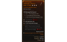 Legendary One-Handed Sword[*75 DMG_Vulnerable | *182 WP | *685 Life]