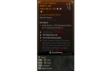 Legendary Boots[*34.5 MS | *182 DEX | *685 Life]