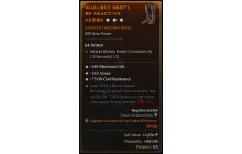 Legendary Boots[*352 Armor | *685 Life]