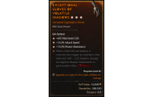 Legendary Gloves[*15 ATKSPD | *685 Life]