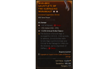 Legendary Gloves[*12 Crit | *182 WP]