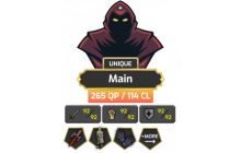 Main | Starter | TTL: 1630 | CL: 114 | QP: 265 [Defender, Graceful, Mithril Gloves, MM1, Ava's, God Book, DT1 + MORE!]