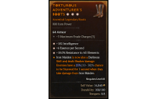 Legendary Boots[Necromancer | *18 ResistAll | *6 ESpS | *182 INT]