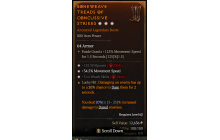 Legendary Boots[Druid | *3 Wrath | *34.5 MS | *182 WP]