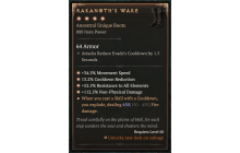 Rakanoth's Wake [Max Unique | ⭐️ 4 Greater | Boots | All]