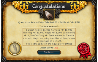 Fairy Tale III - Orks Rift [RS3 Service]