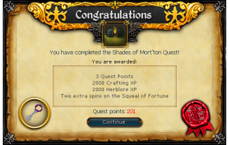 Shades of Mort'ton [RS3 Service]
