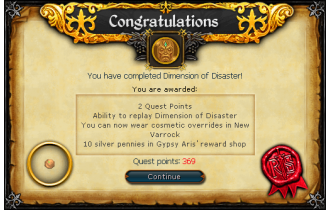 Dimension of Disaster (RS3 Quest)