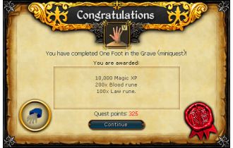 One Foot in the Grave [RS3 Service]