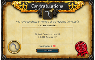 In Memory of the Myreque [RS3 Service]