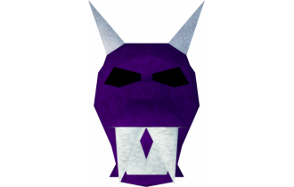 Purple Halloween Mask [RS3 Rare]