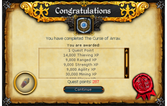 The Curse of Arrav [RS3 Service]
