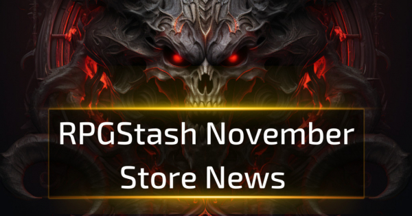 RPGStash November Store News