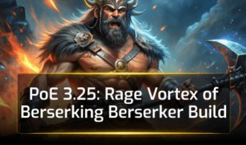 PoE 3.25 Rage Vortex of Berserking Berserker Build