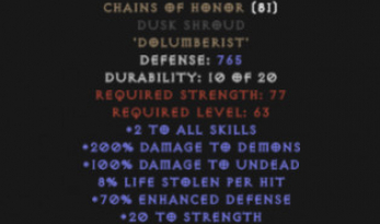 Chains of Honor Runeword - D2R 2.6