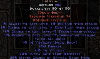 Delirium Runeword - D2R 2.6